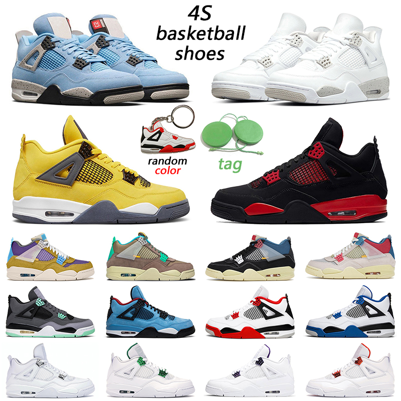 4 jumpman4s Basketball Shoes University Blue men women 4s White Oreo Red Thunder Black Cat mens trainer, Yellow
4 jumpman4s Basketball Shoes University Blue men women 4s White Oreo Red Thunder Black Cat mens trainer, Yellow