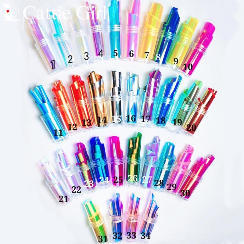 Stickers & Decals 1M Aurora Nails Glass Foil Film Sticker Cellophane Paper Korean Nail Trend Design Ice Cube Manicure Decoration 34 Color, Black
Stickers & Decals 1M Aurora Nails Glass Foil Film Sticker Cellophane Paper Korean Nail Trend Design Ice Cube Manicure Decoration 34 Color, Black