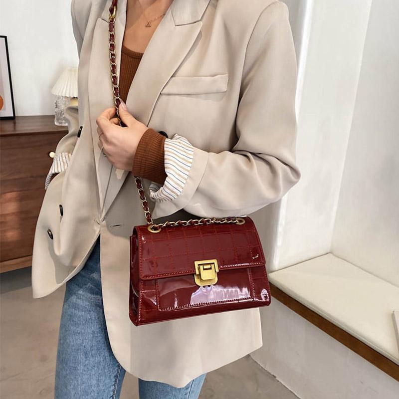 Fashion Small Crossbody Bag Women 2021 New Fashion Brand Pu Leather Designer Chain Top Shoulder Bag Flap High Quality, Black
Fashion Small Crossbody Bag Women 2021 New Fashion Brand Pu Leather Designer Chain Top Shoulder Bag Flap High Quality, Black