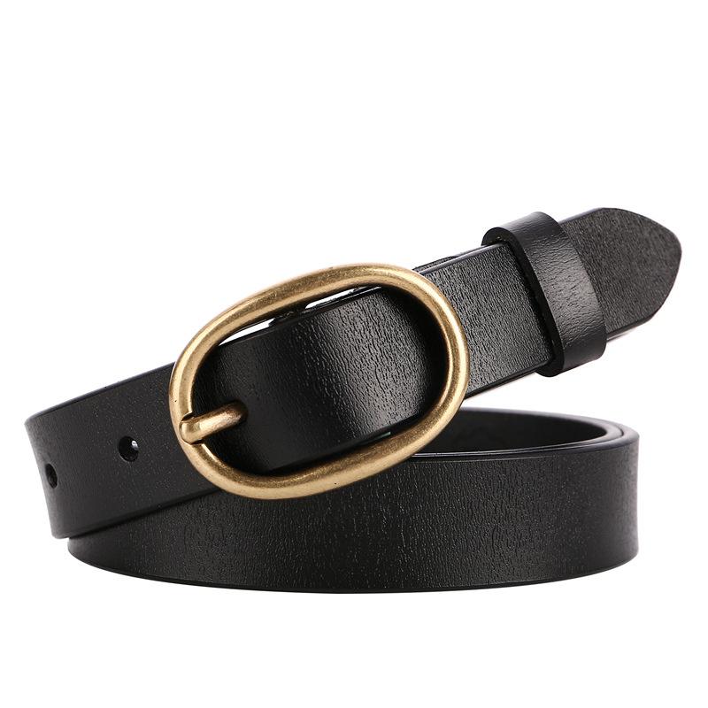 Belts Casual Cowhide Leather Belt Fashion Classic Genuine For Women Vintage Pin Buckle Jean Strap Simple Cinto Woman, White
Belts Casual Cowhide Leather Belt Fashion Classic Genuine For Women Vintage Pin Buckle Jean Strap Simple Cinto Woman, White