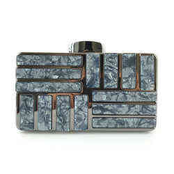NXY Evening Bags New Arrivals Ladies Party Clutch Purse Bag Handbag Fashion Acrylic Marble evening handbag for women 220129