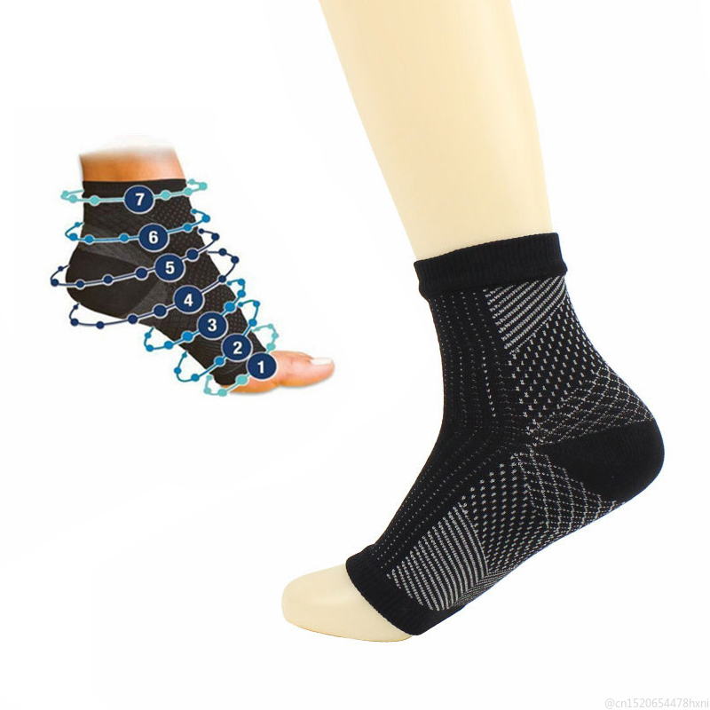 Copper Infused Magnetic Foot Anti-sprain Ankle Sports Socks Support Compression Foot Support Compression Sock for Men Women T200916