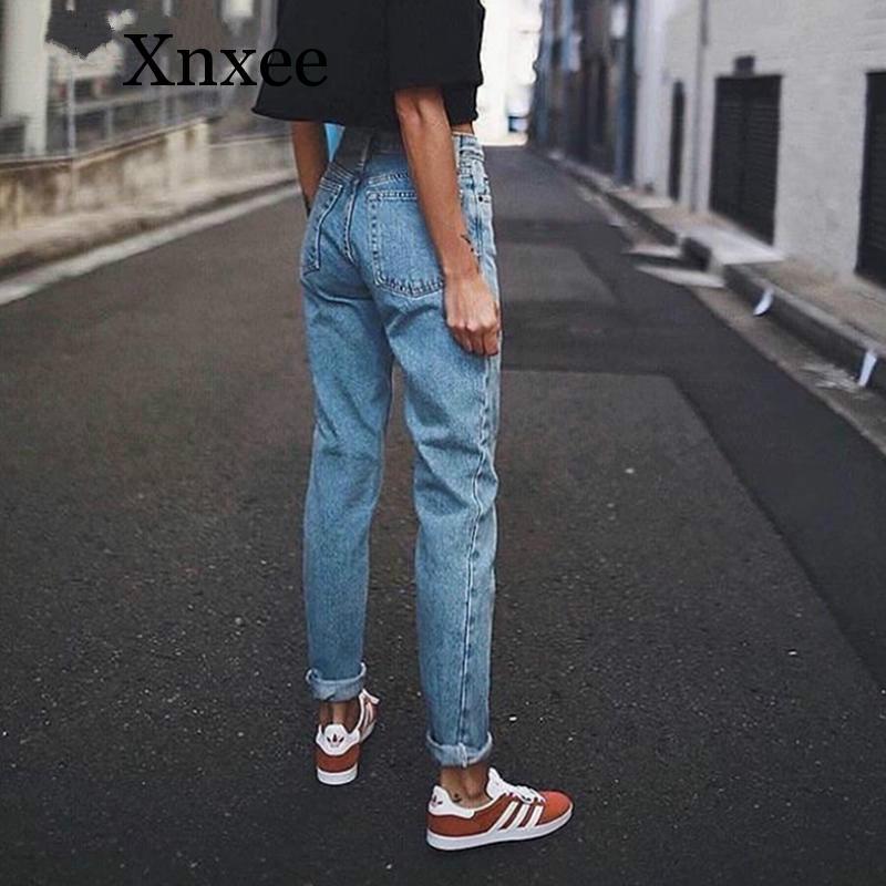 Xnxee Vintage ladies boyfriend jeans for women mom high waisted jeans blue casual pencil trousers korean streetwear denim pants, Light blue
Xnxee Vintage ladies boyfriend jeans for women mom high waisted jeans blue casual pencil trousers korean streetwear denim pants, Light blue