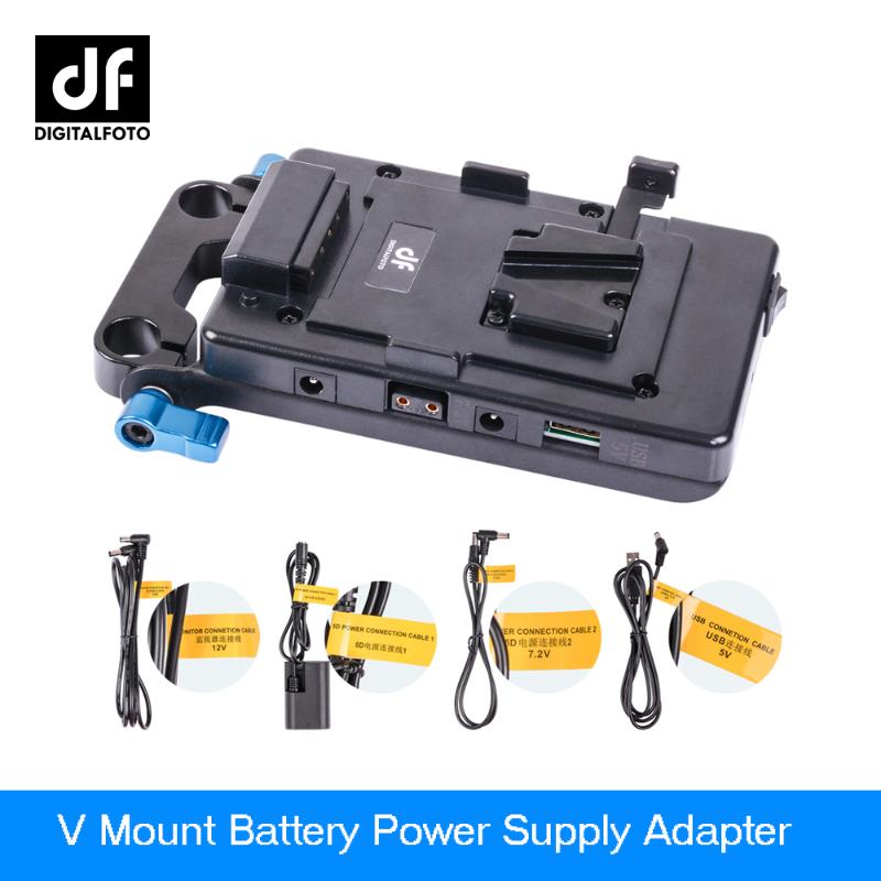 DF DIGITALFOTO Power supply system with USB port DSLR v mount battery power adapter V lock camera video battery plate essentials
DF DIGITALFOTO Power supply system with USB port DSLR v mount battery power adapter V lock camera video battery plate essentials