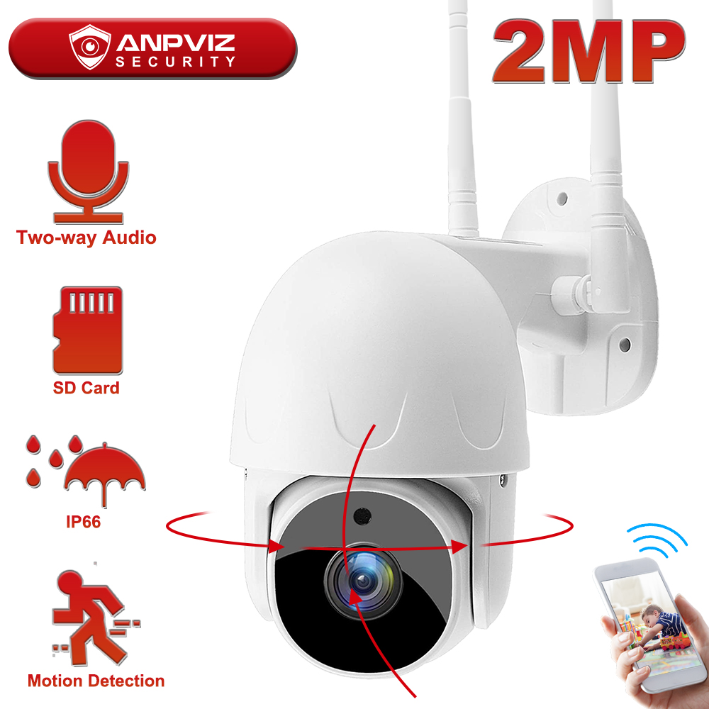 Anpviz 2MP WiFi PT Camera Pan/Tilt Human Detection Wireless Security Camera WiFi Two-Way Audio Built-in Mic and Speaker 128GB
Anpviz 2MP WiFi PT Camera Pan/Tilt Human Detection Wireless Security Camera WiFi Two-Way Audio Built-in Mic and Speaker 128GB