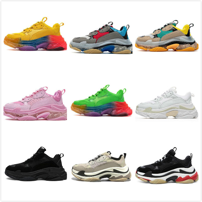 2021 womens mens designers shoes platform casual shoes crystal bottoms vintage paris 17FW triple s sneakers flats sports trainers, 2020
2021 womens mens designers shoes platform casual shoes crystal bottoms vintage paris 17FW triple s sneakers flats sports trainers, 2020