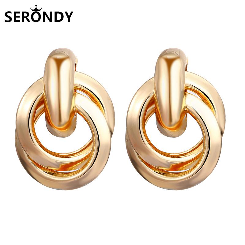 Alloy Double Circle Twisted Creativity Boho Fashion Stud Earrings For Women 2021 New Trends Jewelry Aesthetic Unusual ED10318
Alloy Double Circle Twisted Creativity Boho Fashion Stud Earrings For Women 2021 New Trends Jewelry Aesthetic Unusual ED10318