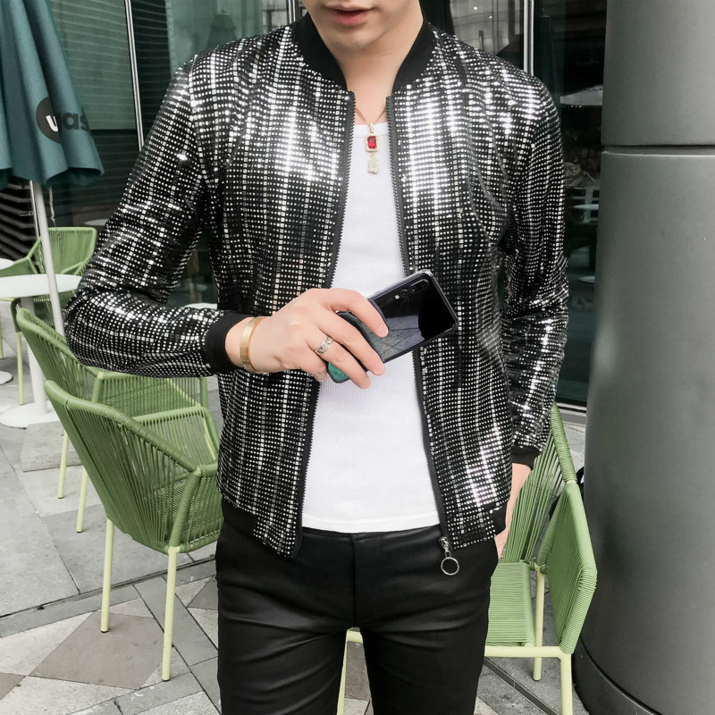 2021 a Nova Seo Fina Moda Coreana Rua Jaqueta Homem Auto-cultivo Personalidade Brilhante Desempenho De Palco Roupas Hip Y7JA, Black
2021 a Nova Seo Fina Moda Coreana Rua Jaqueta Homem Auto-cultivo Personalidade Brilhante Desempenho De Palco Roupas Hip Y7JA, Black