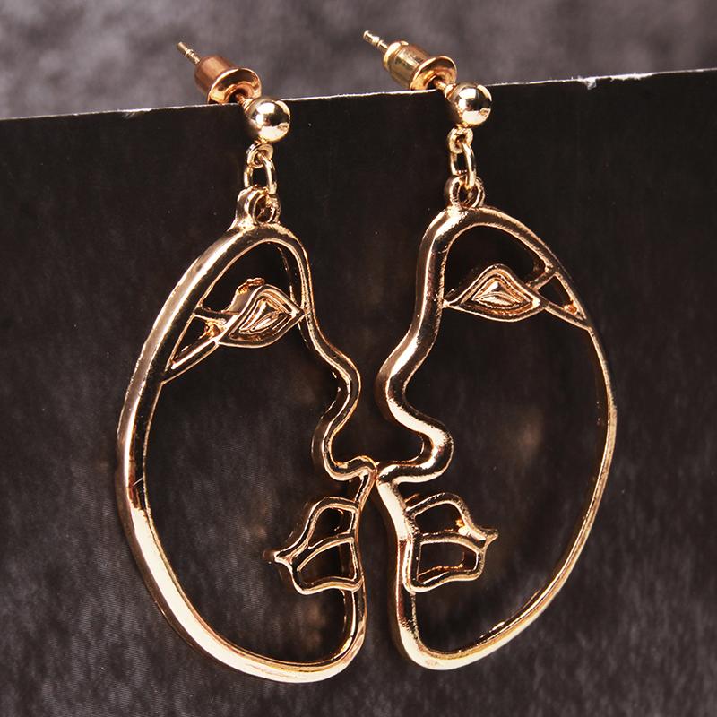2020 Girls Multiple Choice Earrings Retro Metal Alloy Fashion Abstract Art Hollow Out Face Dangle Earring For Women Jewelry, Silver
2020 Girls Multiple Choice Earrings Retro Metal Alloy Fashion Abstract Art Hollow Out Face Dangle Earring For Women Jewelry, Silver