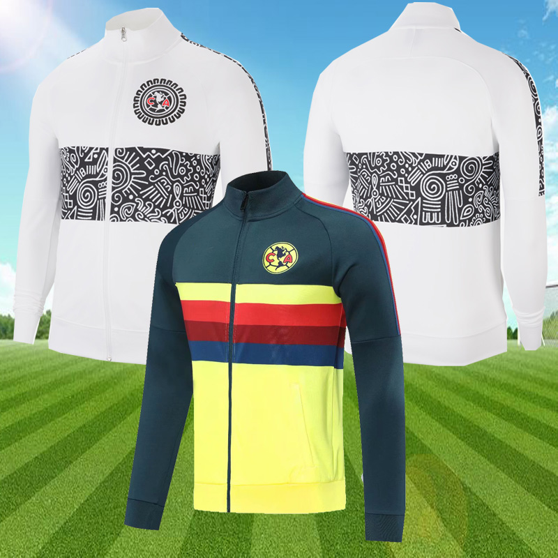 2021 Liga MX Club America White Jacket Soccer Jerseys G.OCHOA 20 21 Yellow training suit survetement Football jogging sweater men uniforms
2021 Liga MX Club America White Jacket Soccer Jerseys G.OCHOA 20 21 Yellow training suit survetement Football jogging sweater men uniforms