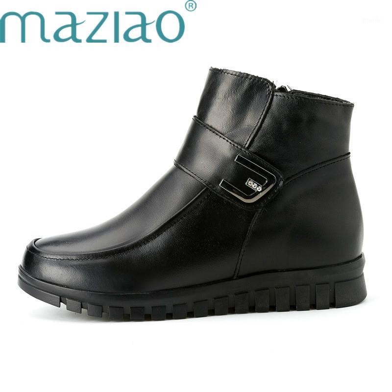 Women Mother Ladies Female Shoes Flats Boots Cow Genuine Leather Warm Winter Fur Design Plush Buckle Ankle Women Boots MAZIAO1, Black
Women Mother Ladies Female Shoes Flats Boots Cow Genuine Leather Warm Winter Fur Design Plush Buckle Ankle Women Boots MAZIAO1, Black