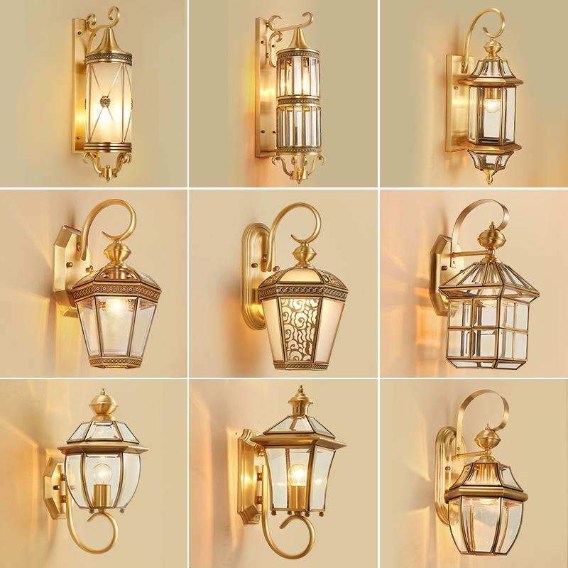 European Outdoor Wall Lamp Brass Waterproof American Balcony Corridor Courtyard Outdoor Villa Door External Wall Gold Light
European Outdoor Wall Lamp Brass Waterproof American Balcony Corridor Courtyard Outdoor Villa Door External Wall Gold Light