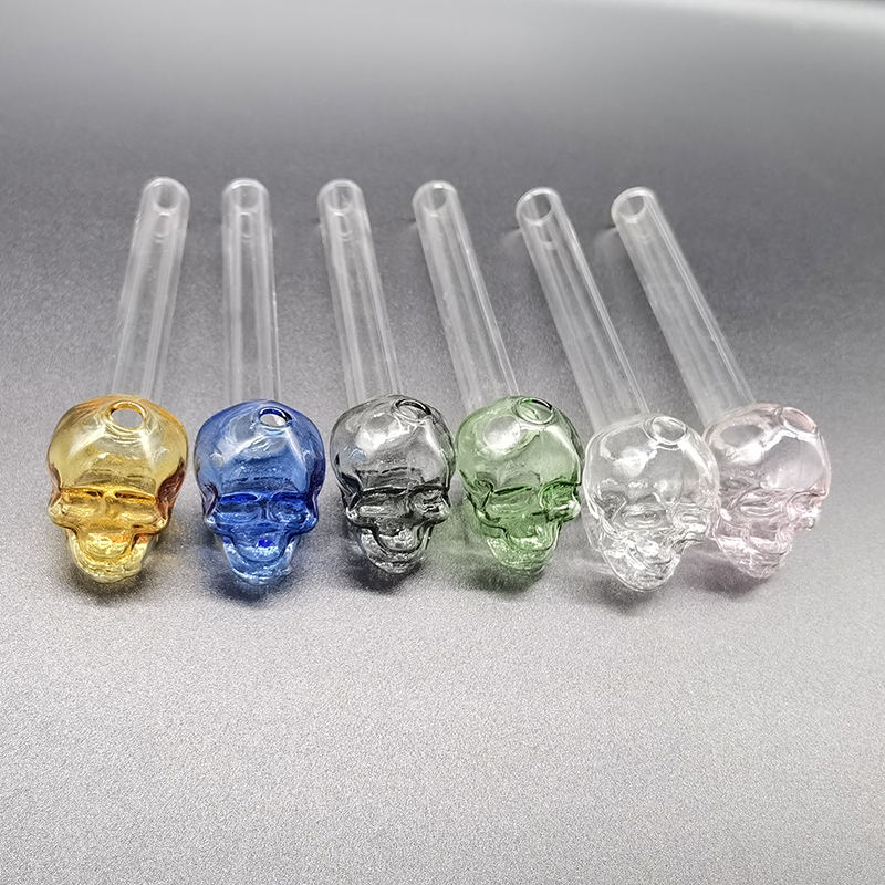 5.5Inches Skull Glass Oil Burner Smoking Handle Pipes Multiple Colors Great Pyrex For Water Hand Pipe Bongs Dab Rig
5.5Inches Skull Glass Oil Burner Smoking Handle Pipes Multiple Colors Great Pyrex For Water Hand Pipe Bongs Dab Rig