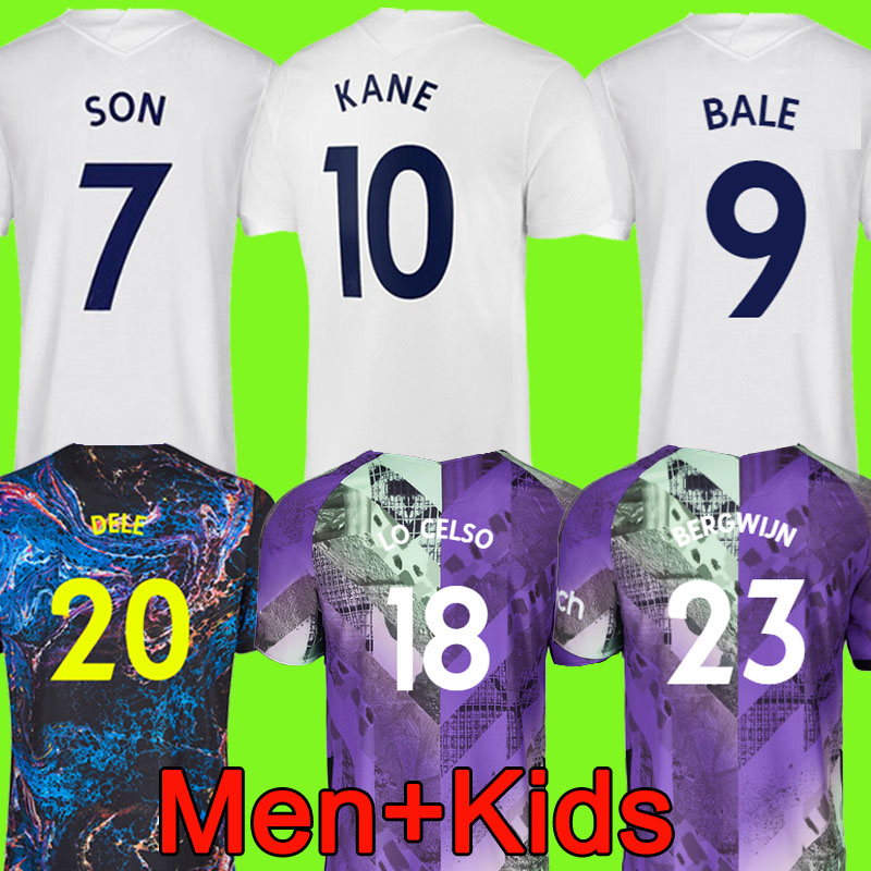 21 22 DELE SON BALE KANE jersey HOJBJERG BERGWIJN LUCAS LO CELSO TOTTENHAM BRYAN NDOMBELE soccer football shirt 2021 2022 men + kids kit uniforms, Away kids
21 22 DELE SON BALE KANE jersey HOJBJERG BERGWIJN LUCAS LO CELSO TOTTENHAM BRYAN NDOMBELE soccer football shirt 2021 2022 men + kids kit uniforms, Away kids
