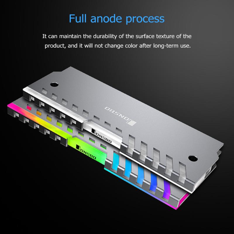 Jonsbo NC-2 2x 3Pin Desktop Memory Cooling Vest RGB 256 Color Automatic Change Aluminum RAM Heat Sink Radiator
Jonsbo NC-2 2x 3Pin Desktop Memory Cooling Vest RGB 256 Color Automatic Change Aluminum RAM Heat Sink Radiator