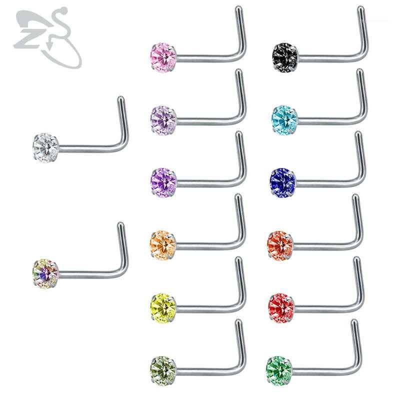 ZS 14PCS/lot 20G 316L Stainless Steel Nose Piercing Nariz Rings Clear Crystal Nose Stud Nostril Piercings Jewelry Piercings1
ZS 14PCS/lot 20G 316L Stainless Steel Nose Piercing Nariz Rings Clear Crystal Nose Stud Nostril Piercings Jewelry Piercings1