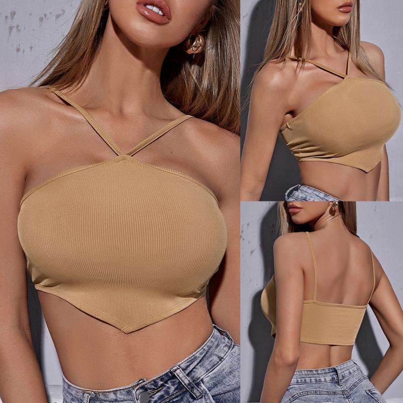 Women'S Sexy Irregular Halter Neck Women Yoga Crop Top Sports Bra Wrap Chest Ultra Vest Tank Female Underwear Shirt Blouse, Khaki
Women'S Sexy Irregular Halter Neck Women Yoga Crop Top Sports Bra Wrap Chest Ultra Vest Tank Female Underwear Shirt Blouse, Khaki