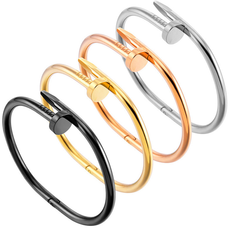 Fashion Mens Gold Bracelet Jewelry Womens Bracelets 316L Stainless Steel Love Gold-Plated Never Fade,Not Allergic Nail Bracelets Luxury, Golden;silver
Fashion Mens Gold Bracelet Jewelry Womens Bracelets 316L Stainless Steel Love Gold-Plated Never Fade,Not Allergic Nail Bracelets Luxury, Golden;silver