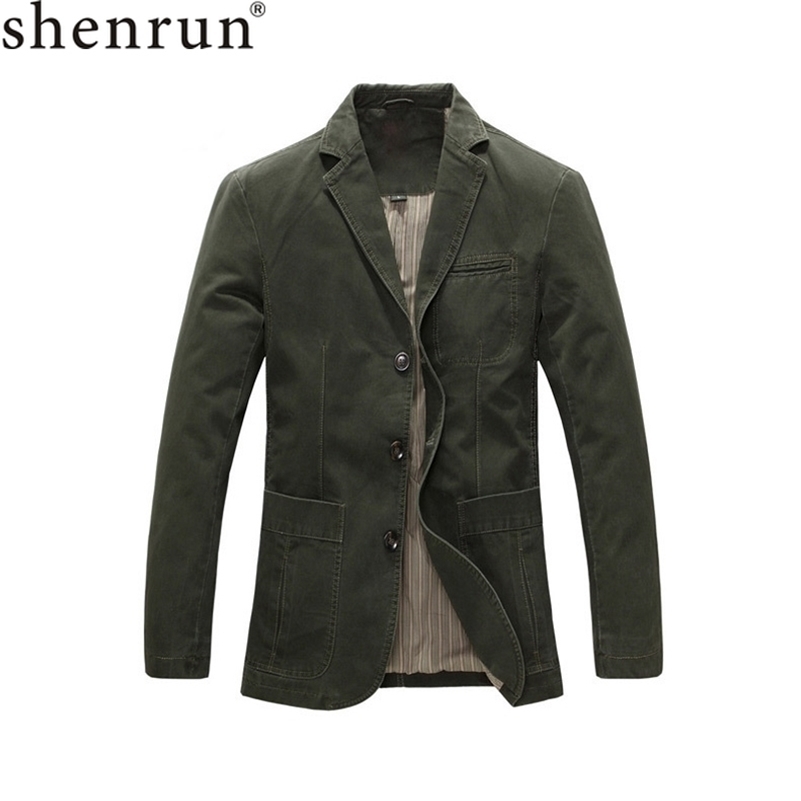 Shenrun Men Casual Blazer Military Jacket 100% Cotton Spring Autumn Suits Jackets Black Khaki Army Green Blazers Single Breasted 201104
Shenrun Men Casual Blazer Military Jacket 100% Cotton Spring Autumn Suits Jackets Black Khaki Army Green Blazers Single Breasted 201104