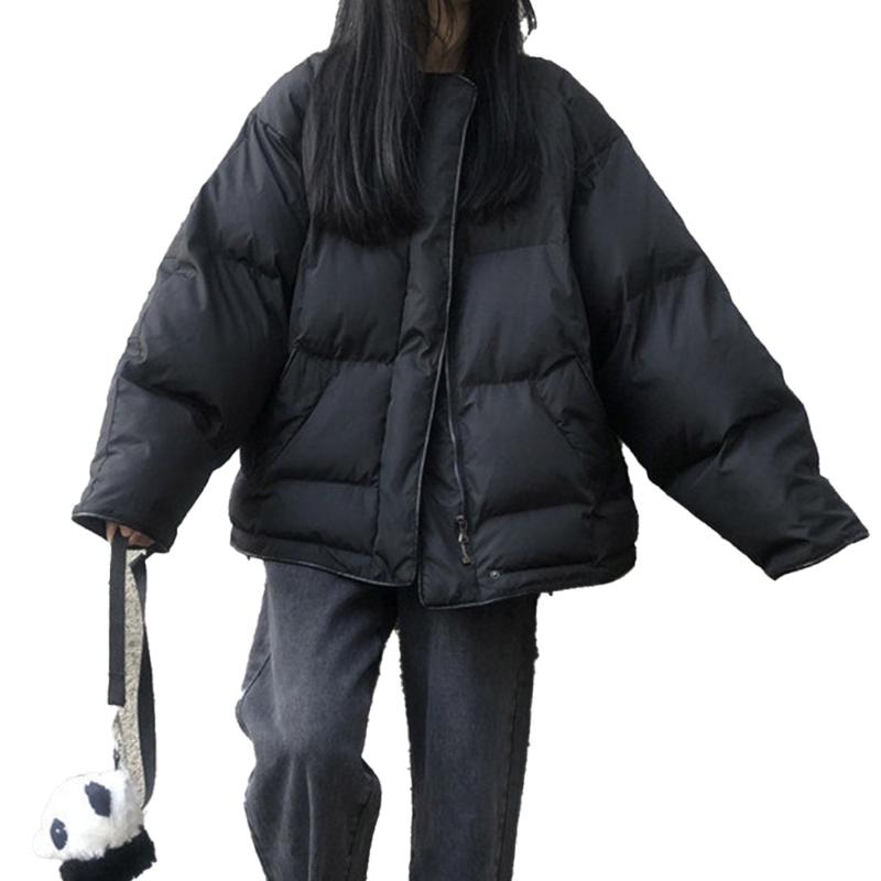 Harajuku Cotton Padded Jacket Women Gothic Black Parkas Jackets 2020 Winter Coats Oversize Zipper Fashion Streetwear Outwear
Harajuku Cotton Padded Jacket Women Gothic Black Parkas Jackets 2020 Winter Coats Oversize Zipper Fashion Streetwear Outwear