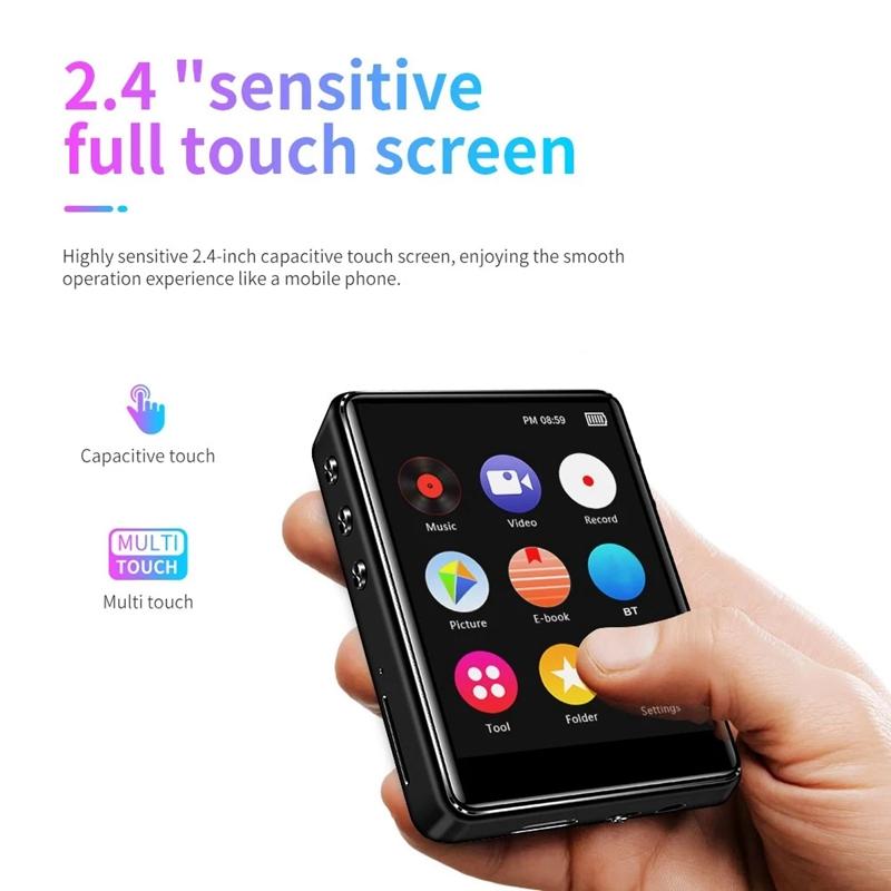 X62 16GB MP3 Player Metal HiFi Music Player APE FLAC WAV Loseless Audio BT Function Touch Screen with TF Card Slot 2.4 In
X62 16GB MP3 Player Metal HiFi Music Player APE FLAC WAV Loseless Audio BT Function Touch Screen with TF Card Slot 2.4 In