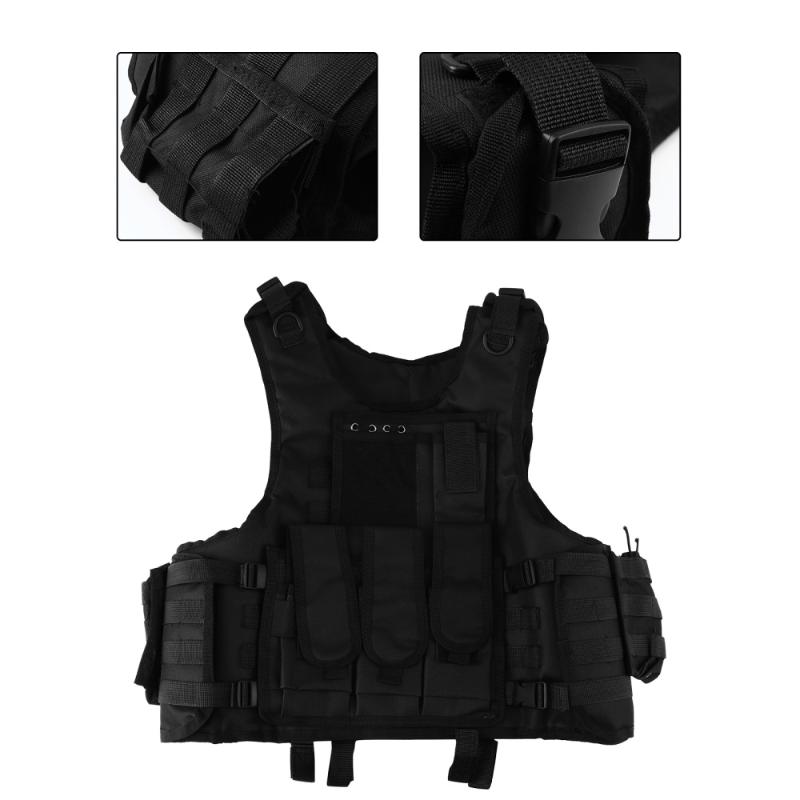 1pc Practical Portable High Quality Durable Convenient Field Vest CS Vest Outside Game for Men Women, Black
1pc Practical Portable High Quality Durable Convenient Field Vest CS Vest Outside Game for Men Women, Black