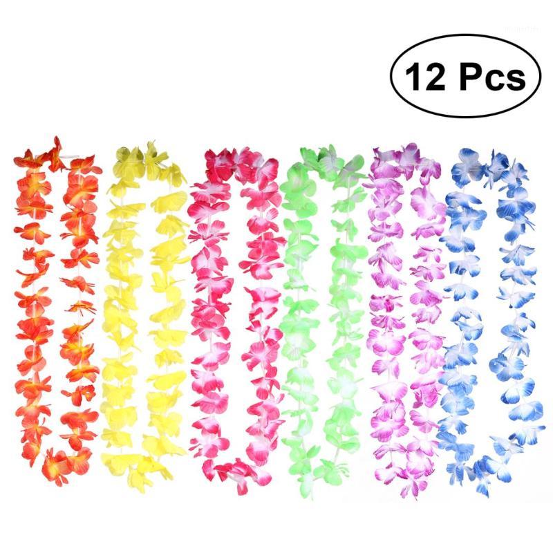 12pcs Hawaii Flower Garland Necklace for Festival Luau Beach Party (Purple + Blue + Pink Green Yellow Red)1, As pic
12pcs Hawaii Flower Garland Necklace for Festival Luau Beach Party (Purple + Blue + Pink Green Yellow Red)1, As pic