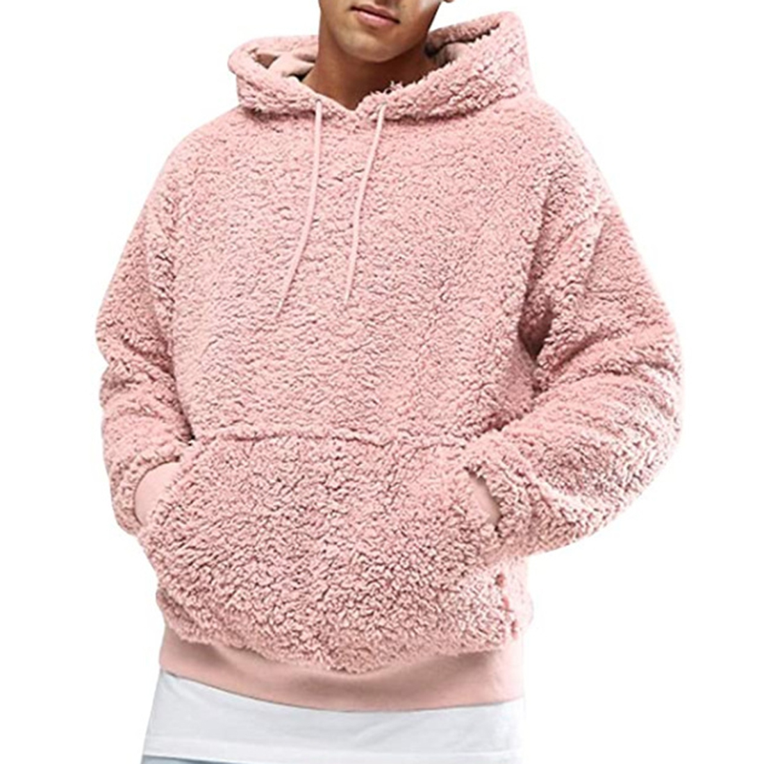 Men Fashion Warm Fluffy Hoodie Pullover Fleece Sweatshirt Casual Hooded Solid Coat Jumper Autumn Winter, Color 1
Men Fashion Warm Fluffy Hoodie Pullover Fleece Sweatshirt Casual Hooded Solid Coat Jumper Autumn Winter, Color 1