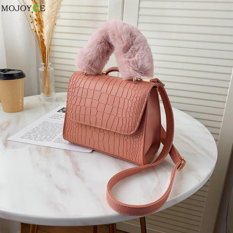 Fashion Shoulder Bag Female Bag Plush Winter New Handbag Messenger Alligator PU Crossbody Women 2021, Black
Fashion Shoulder Bag Female Bag Plush Winter New Handbag Messenger Alligator PU Crossbody Women 2021, Black