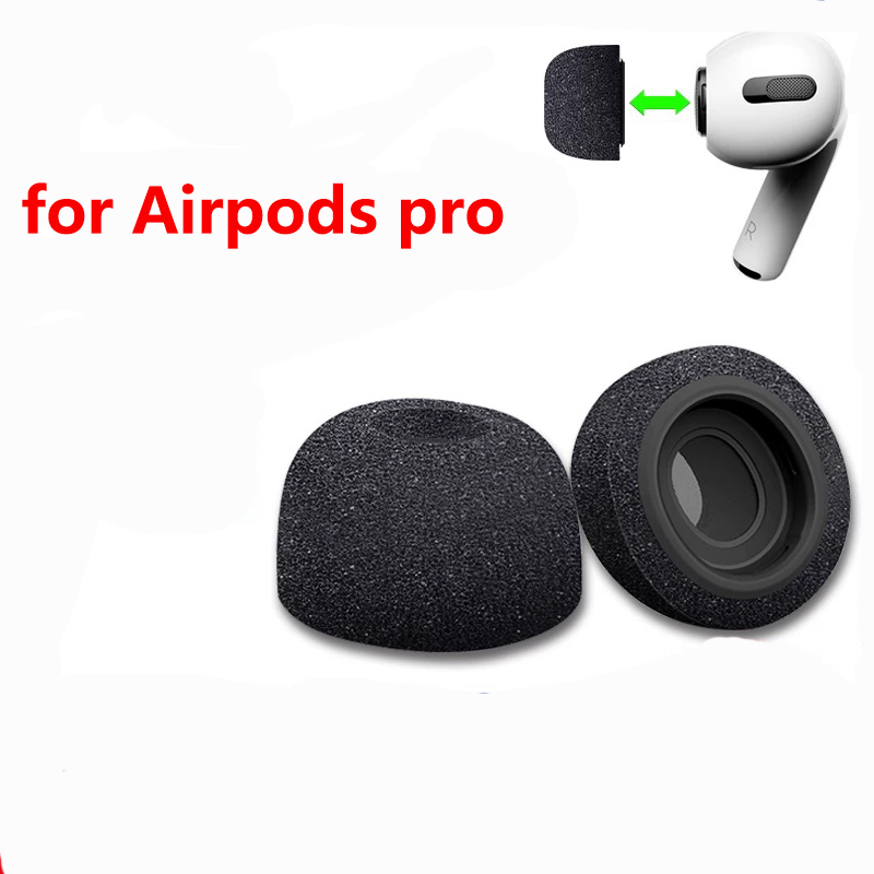Memory Foam Replacement Ear Tips Buds For Apple Airpods Pro Headphones Black EarBuds Cover Earphone Sleeve Noise Reduction
Memory Foam Replacement Ear Tips Buds For Apple Airpods Pro Headphones Black EarBuds Cover Earphone Sleeve Noise Reduction