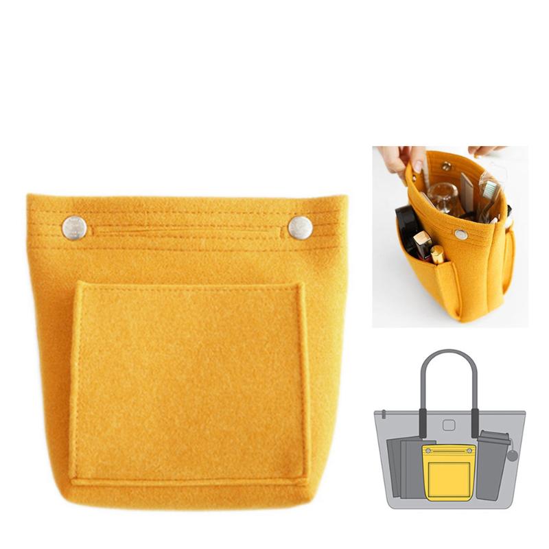 Felt Cloth Soft Cosmetic Bag Portable Travel Multi-pockets Storage Bags Women Felt Pure Color Makeup Organizer Handbag, Yellow
Felt Cloth Soft Cosmetic Bag Portable Travel Multi-pockets Storage Bags Women Felt Pure Color Makeup Organizer Handbag, Yellow