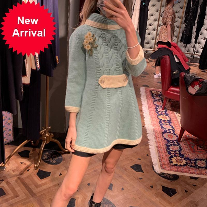 Autumn 2021 New New Winter Flower Knitted High Feminine Turtleneck Sweet Floral Track Elegant Temperament Smooth Nightgown 1WEP, Blue
Autumn 2021 New New Winter Flower Knitted High Feminine Turtleneck Sweet Floral Track Elegant Temperament Smooth Nightgown 1WEP, Blue