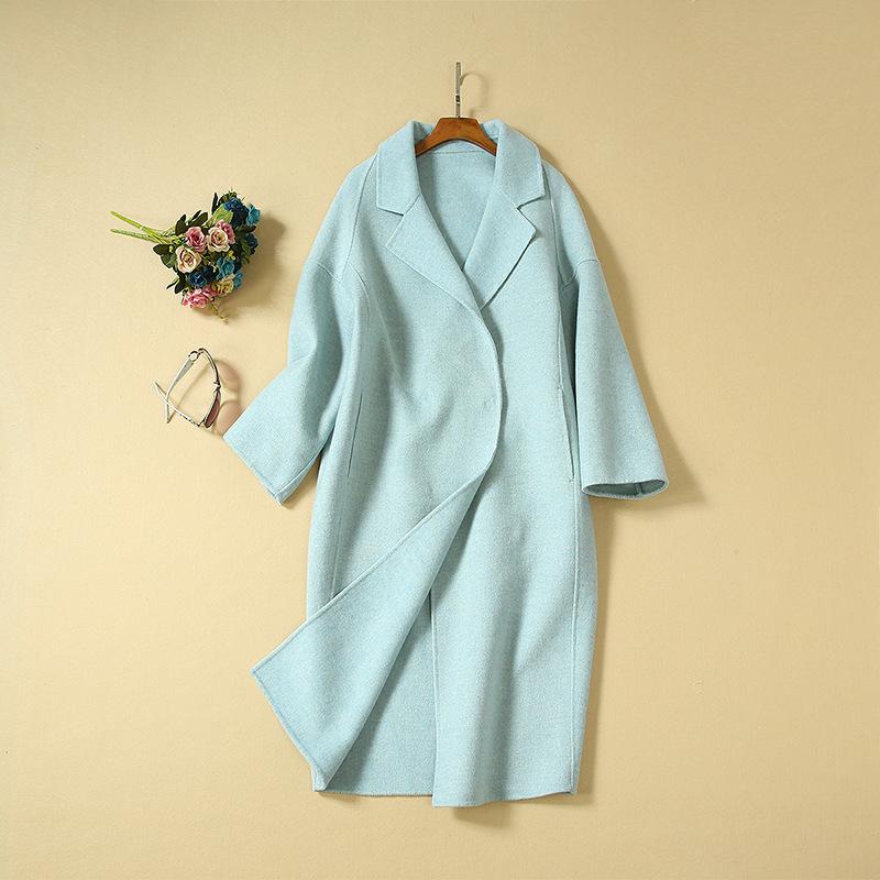 Autumn spot about han edition double-sided wool coat female with long dress coat winter warm cotton-padded clothes, See chart 
Autumn spot about han edition double-sided wool coat female with long dress coat winter warm cotton-padded clothes, See chart