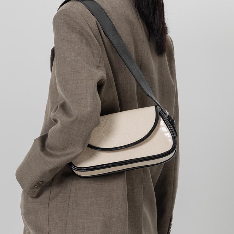 Fashion Luxury Women's Bag Trend Crocodile Pattern Women Shoulder Bag High Quality Pu Ladies Bags Solid Bags For Women 2021, White
Fashion Luxury Women's Bag Trend Crocodile Pattern Women Shoulder Bag High Quality Pu Ladies Bags Solid Bags For Women 2021, White