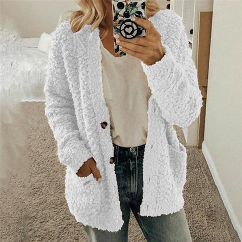 Women Winter Plush Sweater Fashion Solid Color Long Sleeves Pockets Loose Cardigans Female Button Casual Outwear Autumn Coats, Pink
Women Winter Plush Sweater Fashion Solid Color Long Sleeves Pockets Loose Cardigans Female Button Casual Outwear Autumn Coats, Pink