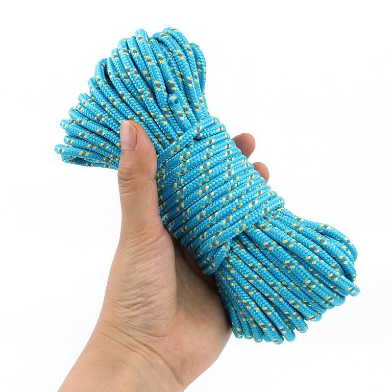 5mm Paracord 10m 20m 50m Reflective Tent Rope Outdoor Camping Hiking Climbing Fishing Hunting Survival Windproof Rope
5mm Paracord 10m 20m 50m Reflective Tent Rope Outdoor Camping Hiking Climbing Fishing Hunting Survival Windproof Rope