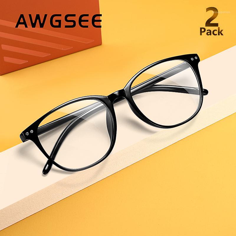 AWGSEE Retro Round Blue Light Blocking Glasses Women Office Computer Goggles Rim Frame Eyeglasses Men 2Pack UV400 Glasses Unisex1
AWGSEE Retro Round Blue Light Blocking Glasses Women Office Computer Goggles Rim Frame Eyeglasses Men 2Pack UV400 Glasses Unisex1