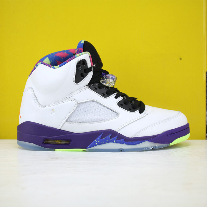 Mens Jumpman 5 Sneakers Retro Alternate Bel Air 3335 100 COLORWAY WHITE COURT PURPLE RACER PINK GHOST GREEN
Mens Jumpman 5 Sneakers Retro Alternate Bel Air 3335 100 COLORWAY WHITE COURT PURPLE RACER PINK GHOST GREEN