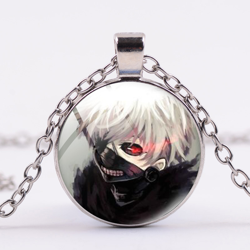 Popular Anime Tokyo Ghoul Necklace Ken Kaneki Mask Figure Glass Art Photo Pendant Necklace Cosplay Women Men Accessories
Popular Anime Tokyo Ghoul Necklace Ken Kaneki Mask Figure Glass Art Photo Pendant Necklace Cosplay Women Men Accessories