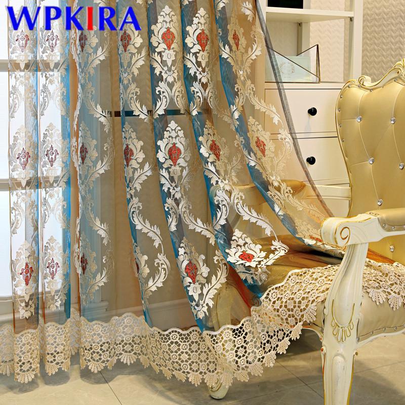 Gradient Embroidery Tulle Curtain European Window Screen For Living Room High End Bay Voile Sheer Curtain Customed X-AD620
Gradient Embroidery Tulle Curtain European Window Screen For Living Room High End Bay Voile Sheer Curtain Customed X-AD620