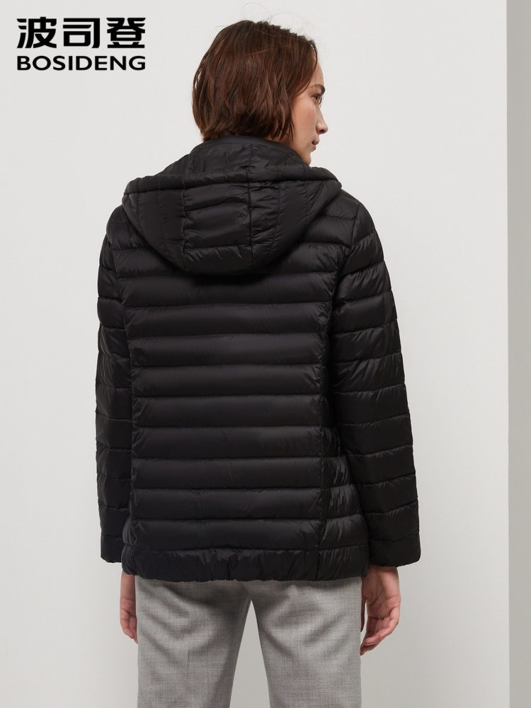 BOSIDENG new winter duck down jacket women hooded duck down coat midlong high quality waterproof B90131022B 201019