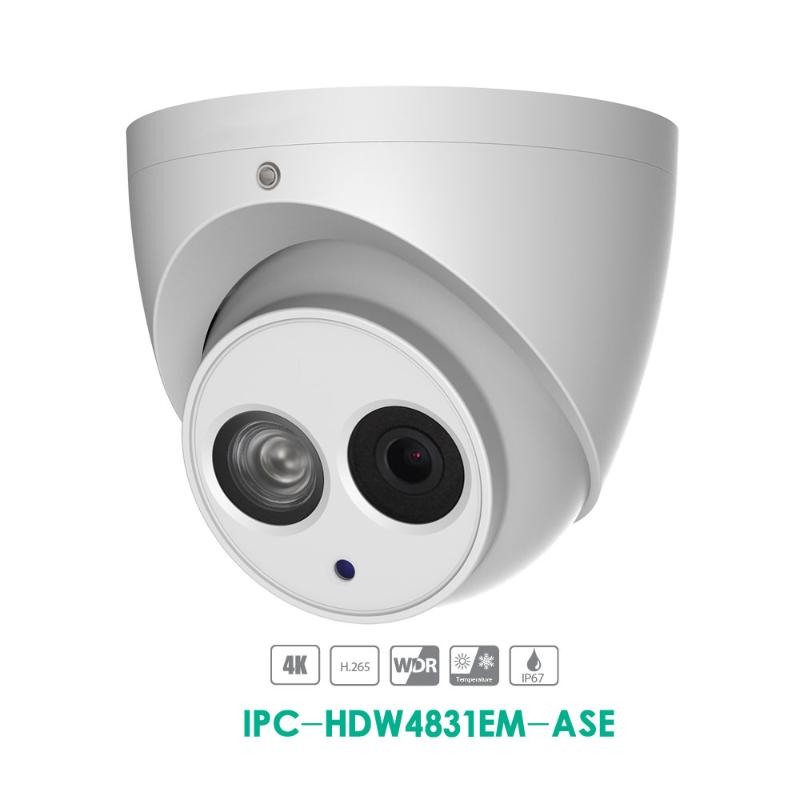 8MP IR Eyeball Network Camera IPC-HDW4831EM-ASE IP Camera built-in Mic sd card slot IP67 IR50M
8MP IR Eyeball Network Camera IPC-HDW4831EM-ASE IP Camera built-in Mic sd card slot IP67 IR50M