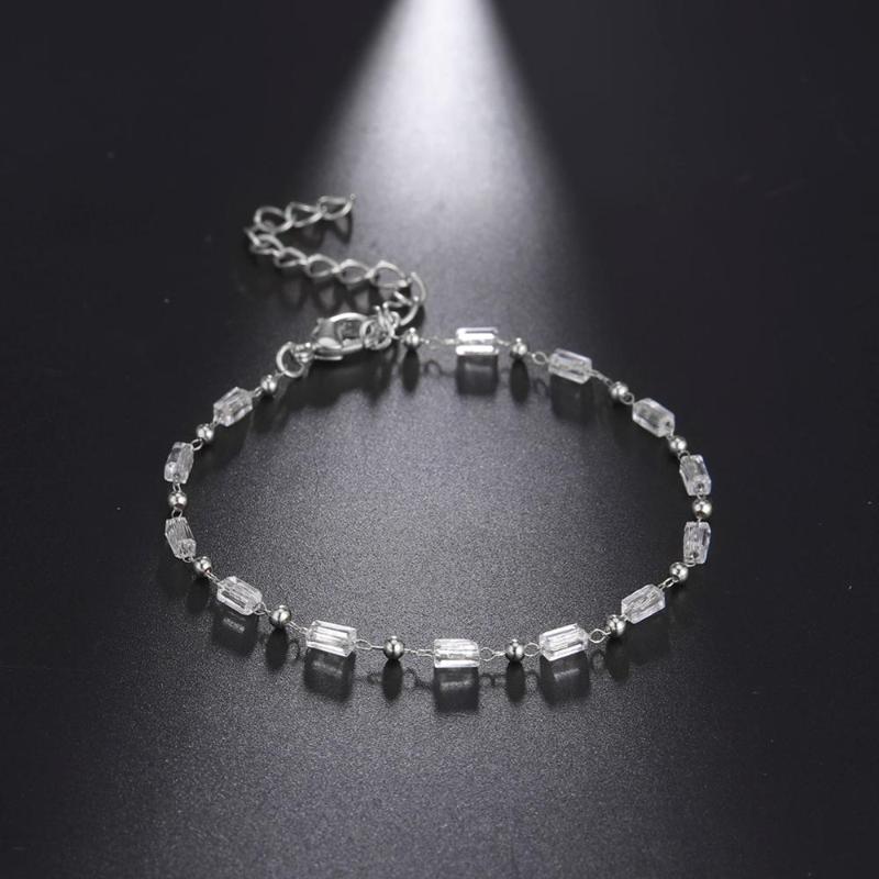 Skyrim Trendy Women's Crystal Beaded Link Chain Bracelet Bohemian Adjustable Silver Color Metal Bracelets Party Jewelry Gift
Skyrim Trendy Women's Crystal Beaded Link Chain Bracelet Bohemian Adjustable Silver Color Metal Bracelets Party Jewelry Gift