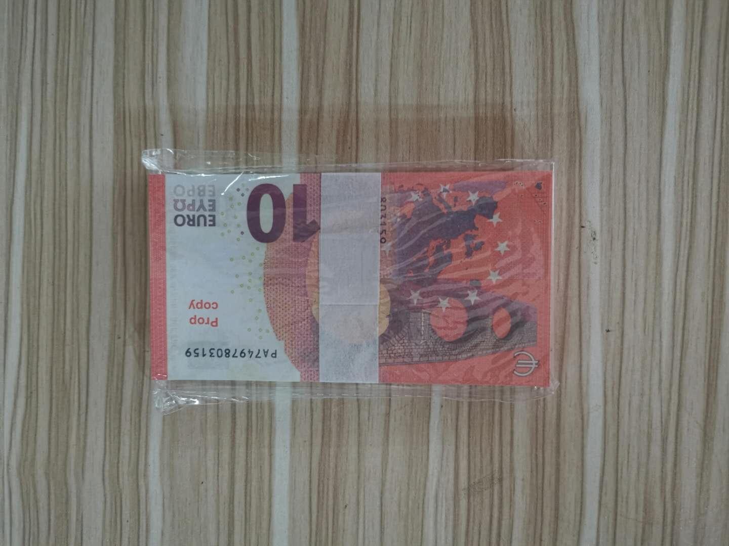 Prop euro Money Banknote Fake 10 euro Money Normal Size Dollar Banknote Children's Creative Gift Movie Money 99
Prop euro Money Banknote Fake 10 euro Money Normal Size Dollar Banknote Children's Creative Gift Movie Money 99