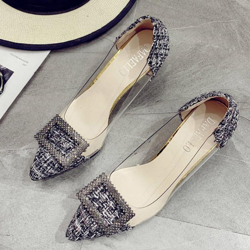 Elegant Pink Rhinestone Clear Pumps Sexy Stiletto Kitten Heels PVC Party High Heels Women Wedding Shoes Pointed Toe Sandals New, Black 6cm
Elegant Pink Rhinestone Clear Pumps Sexy Stiletto Kitten Heels PVC Party High Heels Women Wedding Shoes Pointed Toe Sandals New, Black 6cm