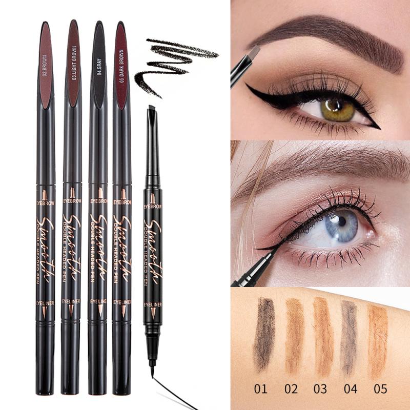 Double-headed Eye Make.up PenQuick-drying Cool Waterproof Eyeliner Eyebrow Pencil Anti-sweat Non-smudge Eyebrow Pencil TSLM1, 01
Double-headed Eye Make.up PenQuick-drying Cool Waterproof Eyeliner Eyebrow Pencil Anti-sweat Non-smudge Eyebrow Pencil TSLM1, 01