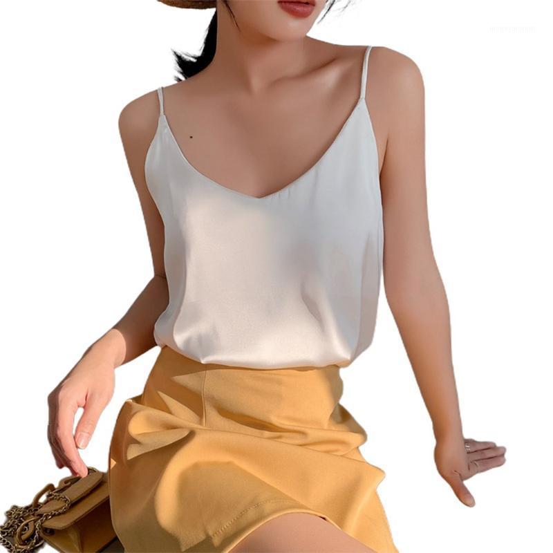 2020 New Strap Top Women Halter V Neck Basic White Cami Sleeveless Satin Silk Tank Tops Women'S Summer Camisole Plus Size1, Black
2020 New Strap Top Women Halter V Neck Basic White Cami Sleeveless Satin Silk Tank Tops Women'S Summer Camisole Plus Size1, Black