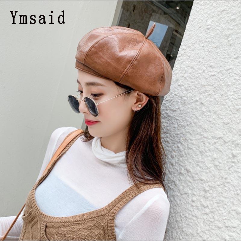 Ymsaid Fashion Autumn Winter Black PU Leather Beret Hats Women Warm Caps Female French Femme 2020 New Brand Design Beret Hat, Khaki
Ymsaid Fashion Autumn Winter Black PU Leather Beret Hats Women Warm Caps Female French Femme 2020 New Brand Design Beret Hat, Khaki