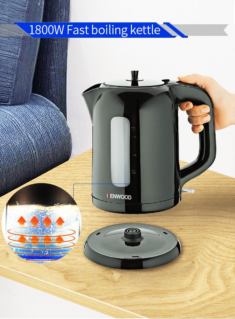 Electric Kettle Turkey coffee Teapot Automatic Power Off Protection Instant Heating Machine Kitchen Tool Home 1.7L 1800W