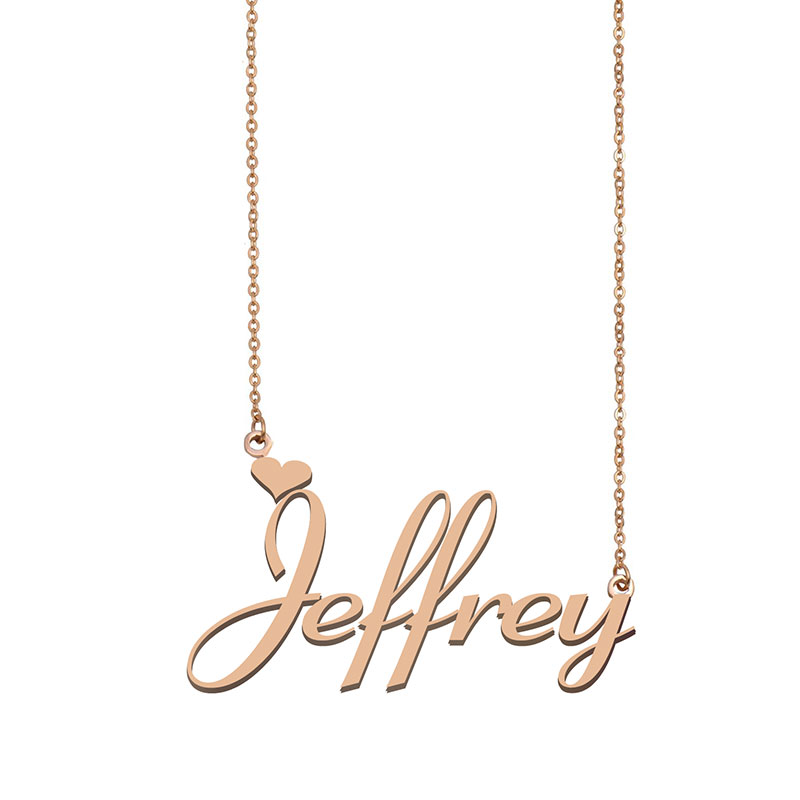 Jeffrey Name Neckla… - image